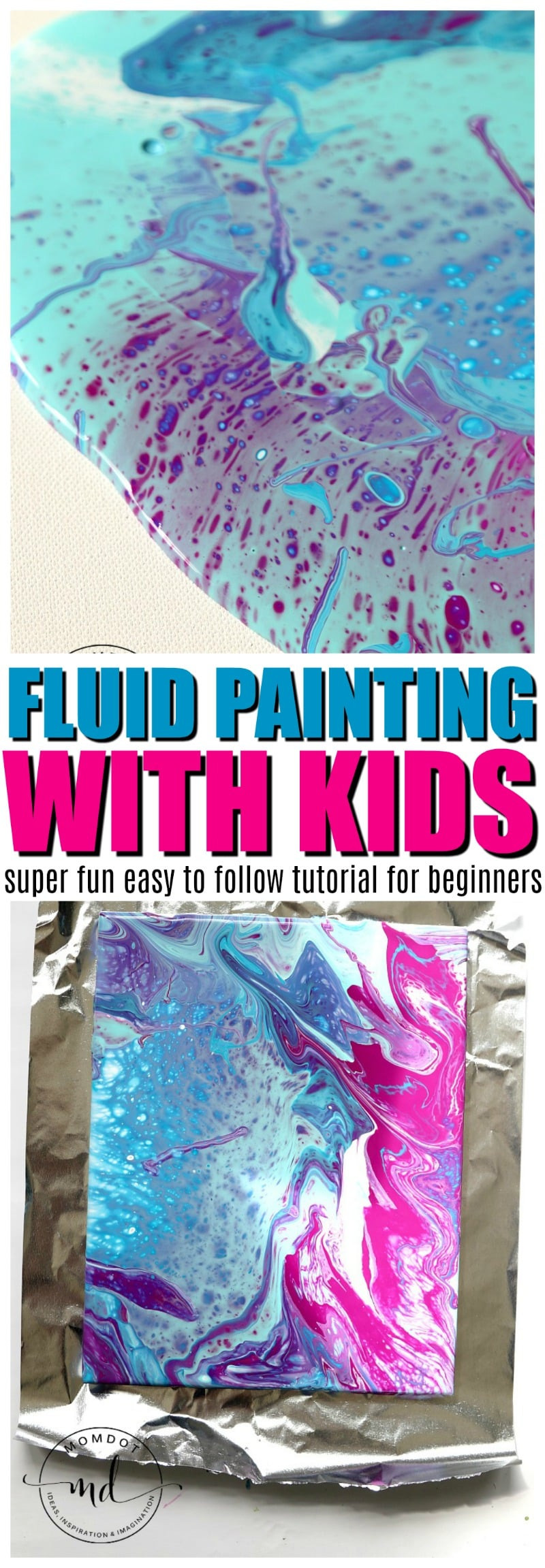 Kids Painting Tutorial
 How to Fluid Paint with Kids