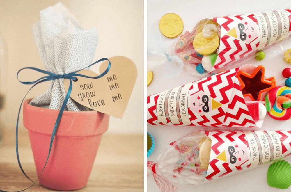 Kids Party Gift Bag Ideas
 Party bag favours Clever alternative kids party bags
