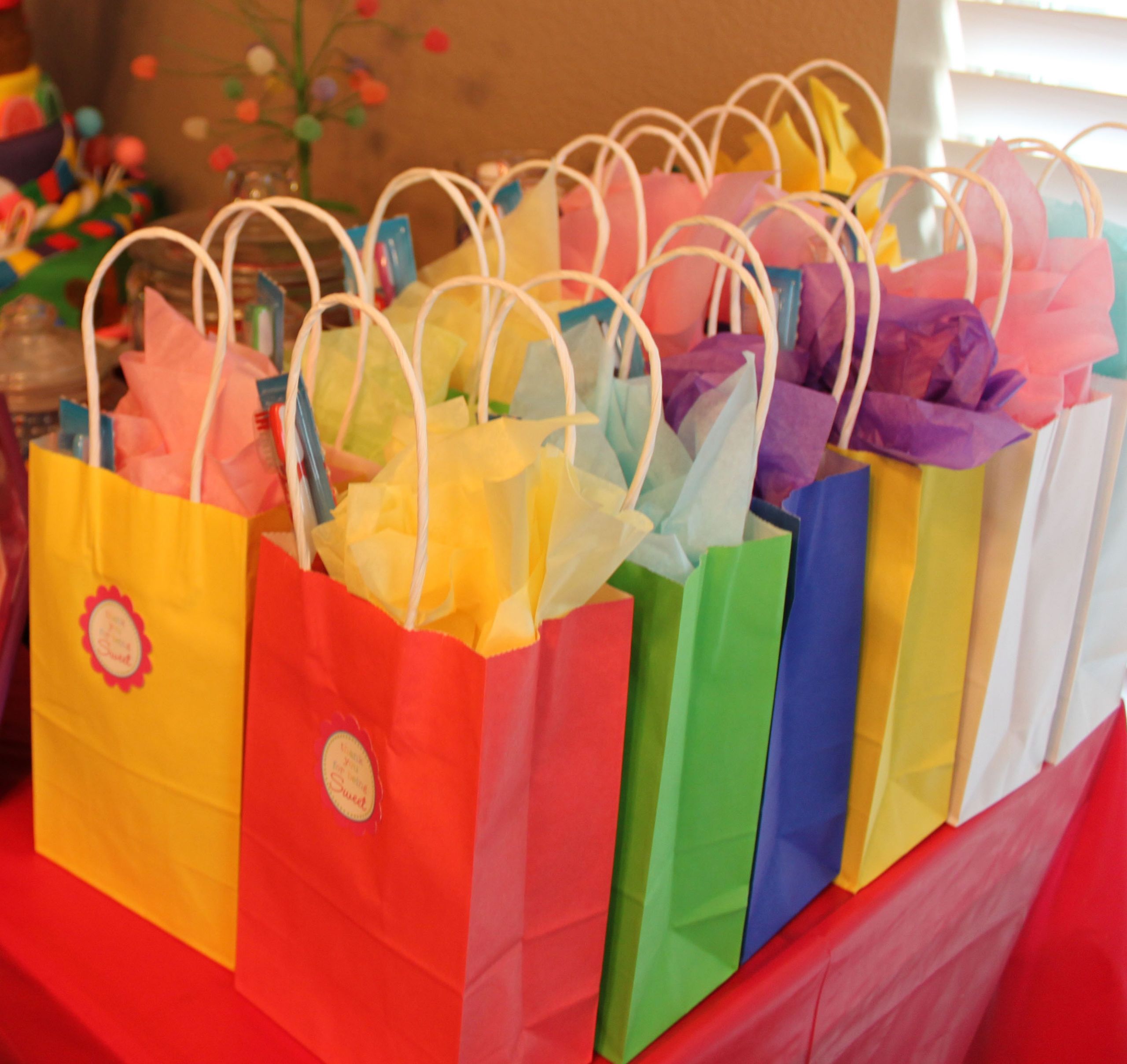 Kids Party Gift Bag Ideas
 Candy Land Party