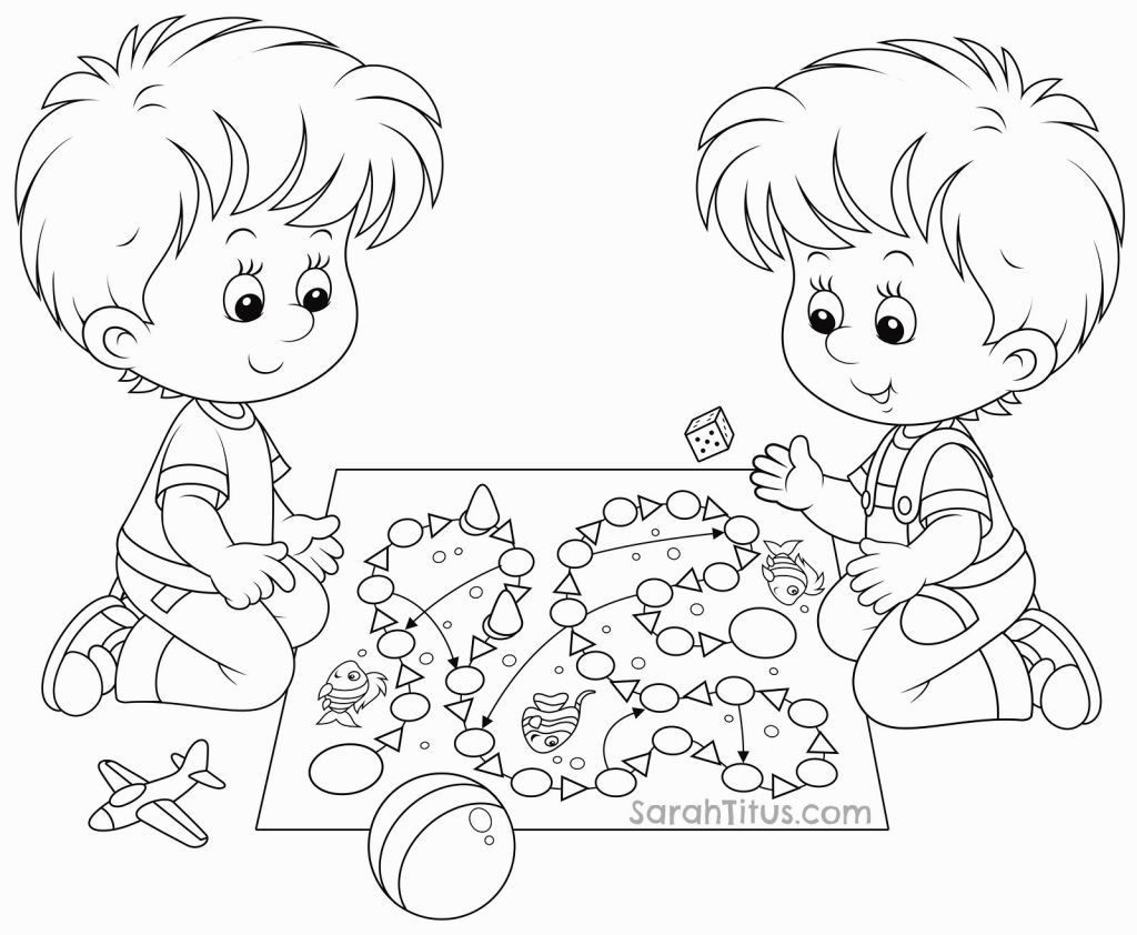 Kids Playing Coloring Pages
 Coloring Pages Children Playing Coloring Home