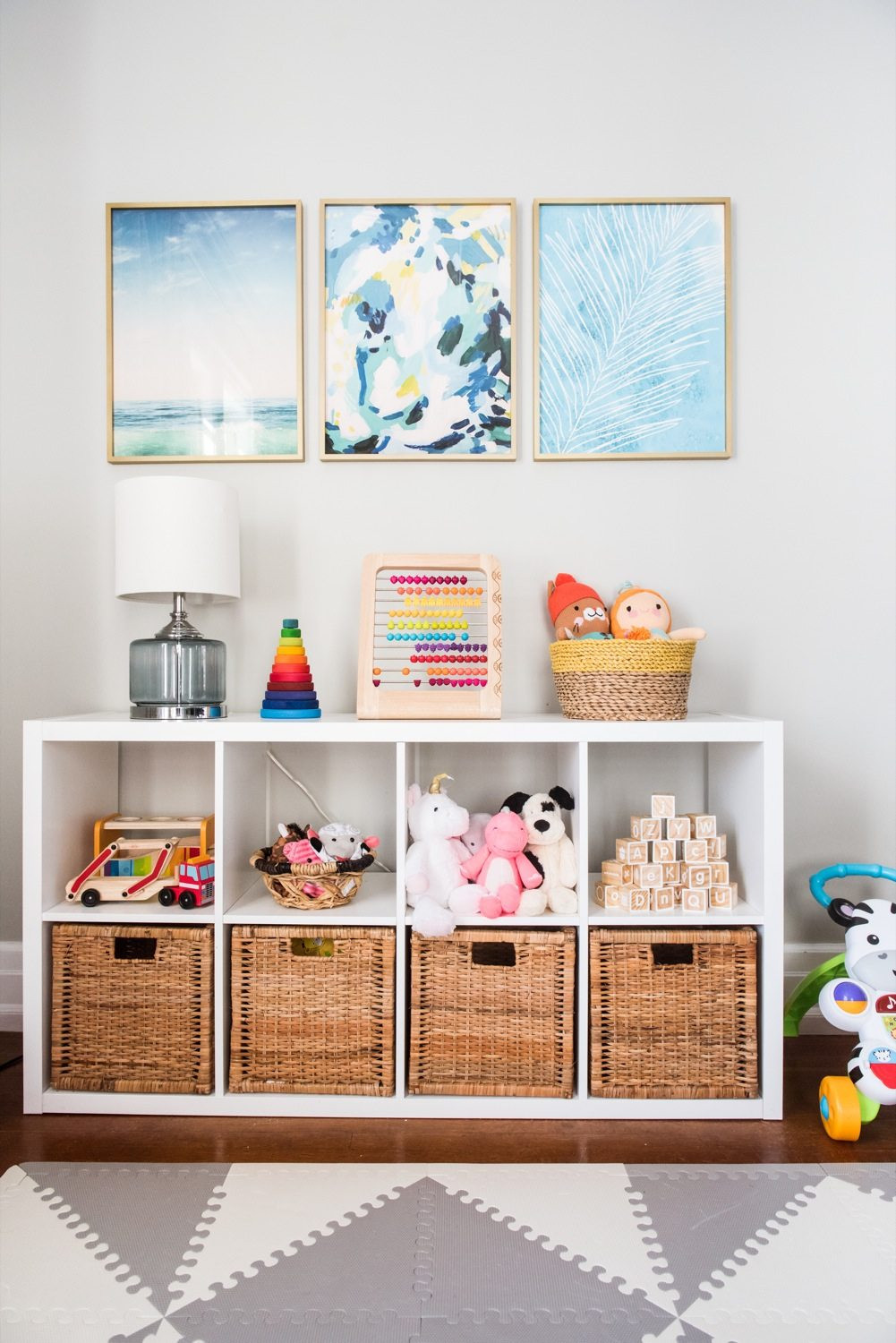 Kids Playroom Storage Ideas
 Emerson s Modern Playroom Tour The Sweetest Occasion
