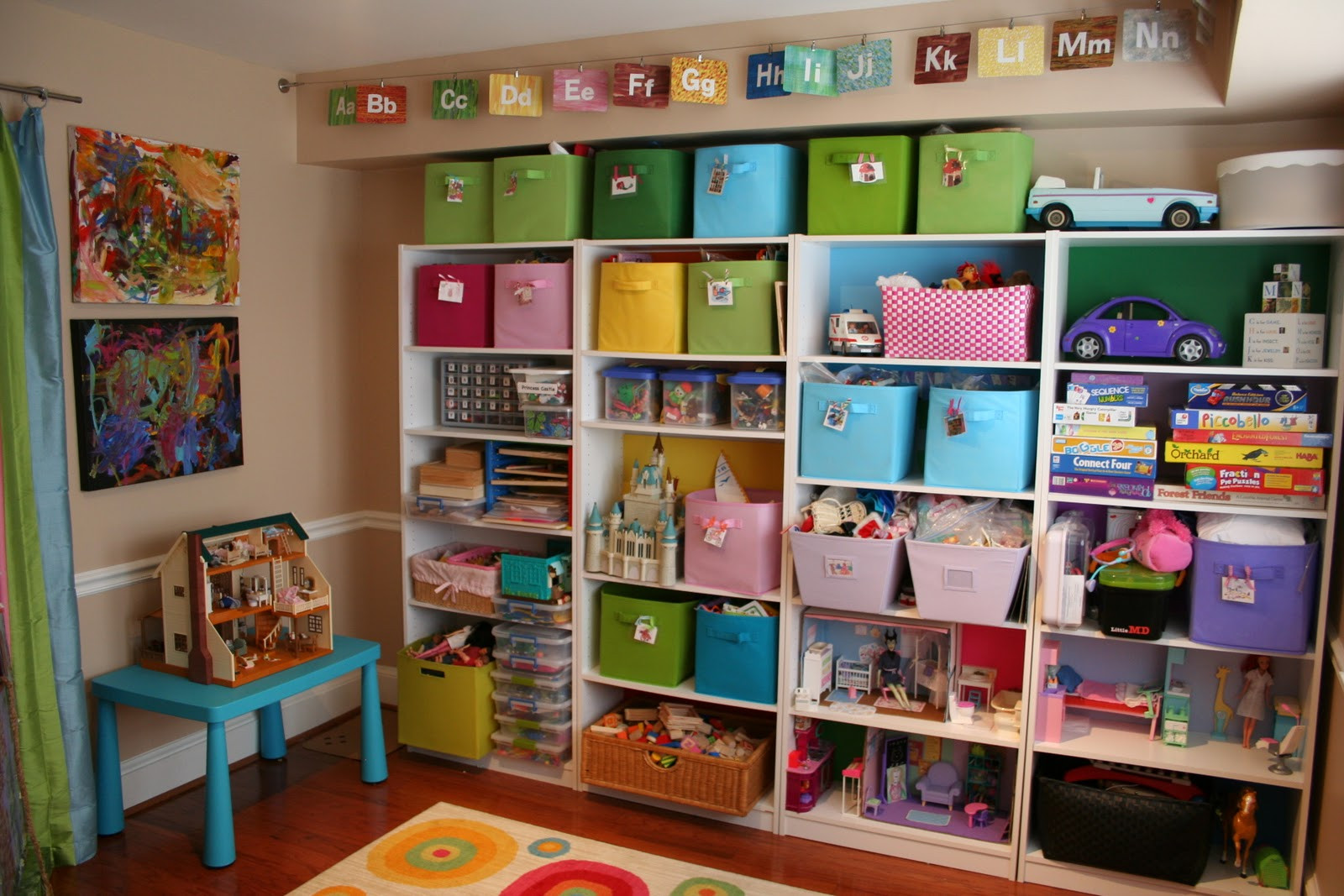 Kids Playroom Storage Ideas
 Pink and Green Mama Kid Friendly Spaces and Toy Storage