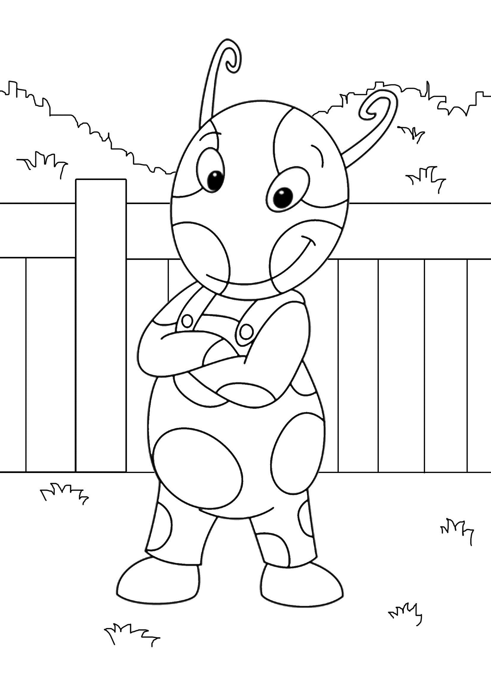Kids Printable Coloring Pages
 Free Printable Backyardigans Coloring Pages For Kids