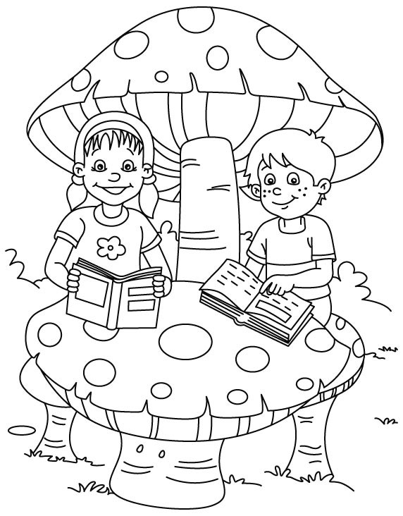 Kids Reading Coloring Pages
 Reading Coloring Pages Kidsuki
