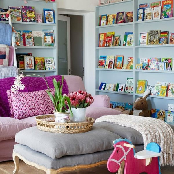 Kids Reading Room
 Forward facing bookshelf ideas – cool kids room furniture