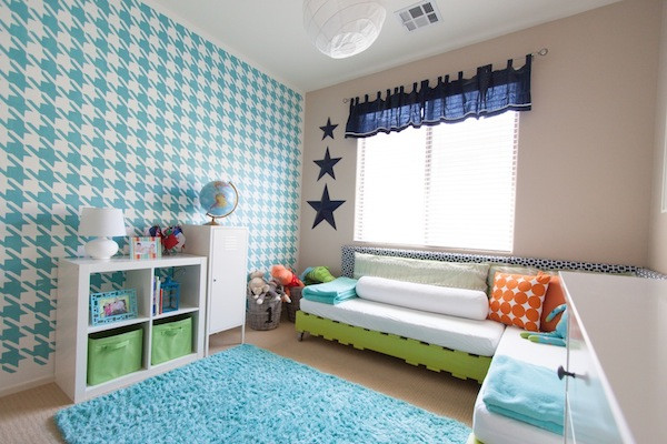 Kids Room Accent Wall
 Geometric Accent Wall Project Nursery