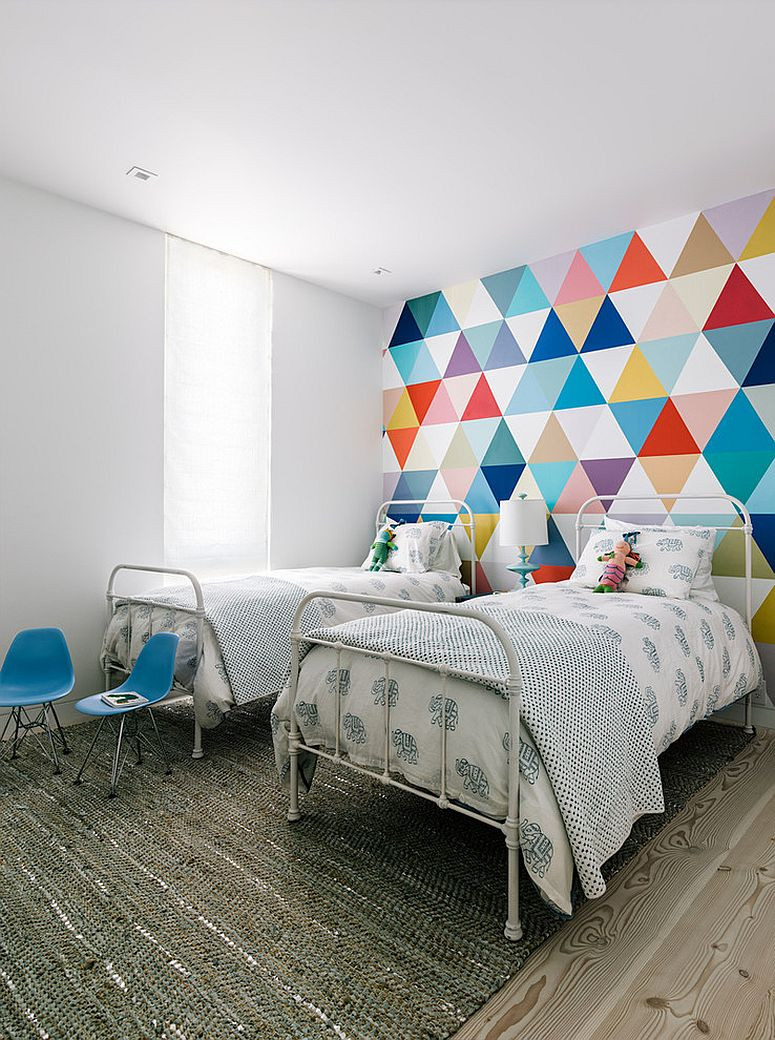 Kids Room Paint Design
 21 Creative Accent Wall Ideas for Trendy Kids’ Bedrooms