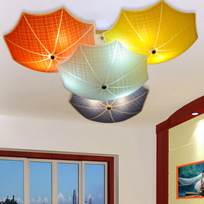 Kids Room Pendant Light
 Modern Creative Children Bedroom E27 Bulb Ceiling Lamps
