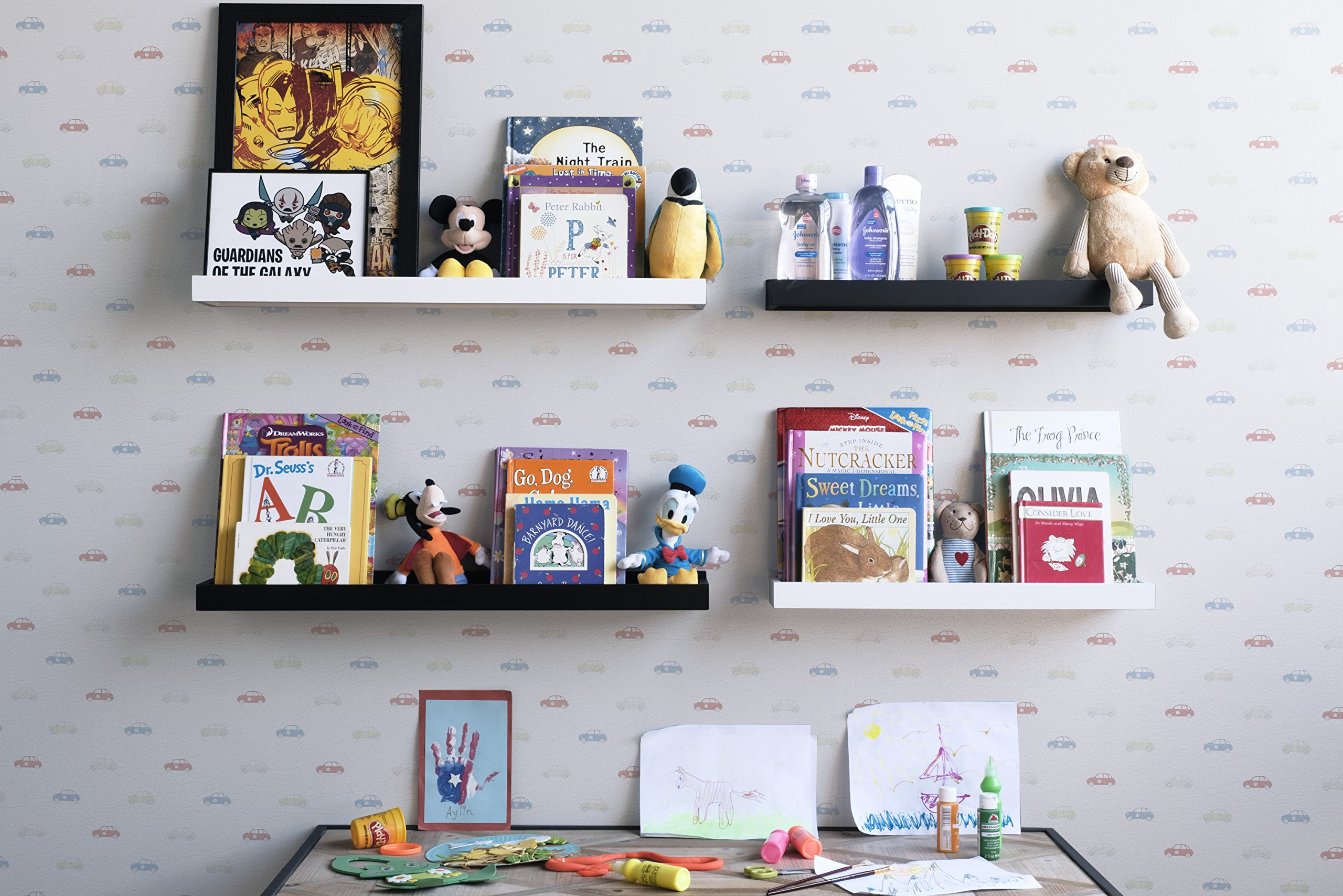 Kids Room Wall Shelves
 Wallniture Nursery Room Wall Shelf Floating Book Shelves
