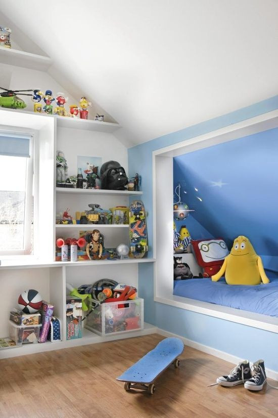 Kids Room Wall Shelves
 25 Space Saving Kids’ Rooms Wall Storage Ideas Shelterness