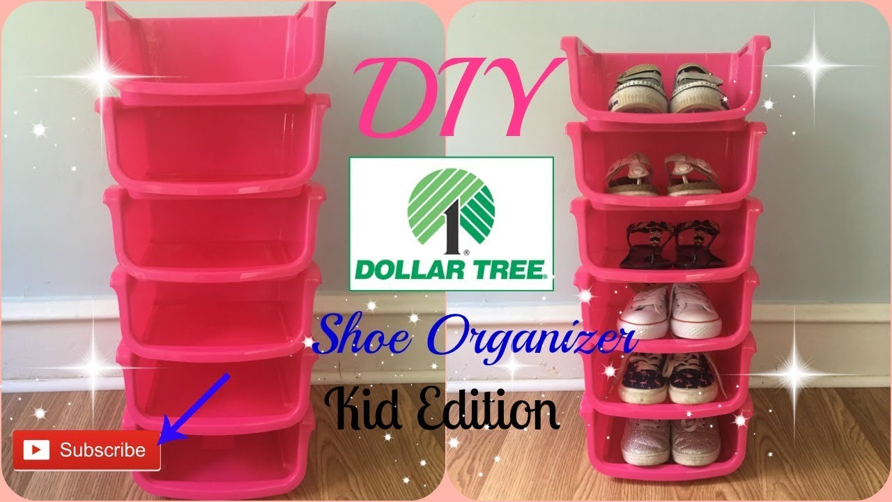 Kids Shoe Storage Ideas
 DIY Dollar Tree Shoe Organizer