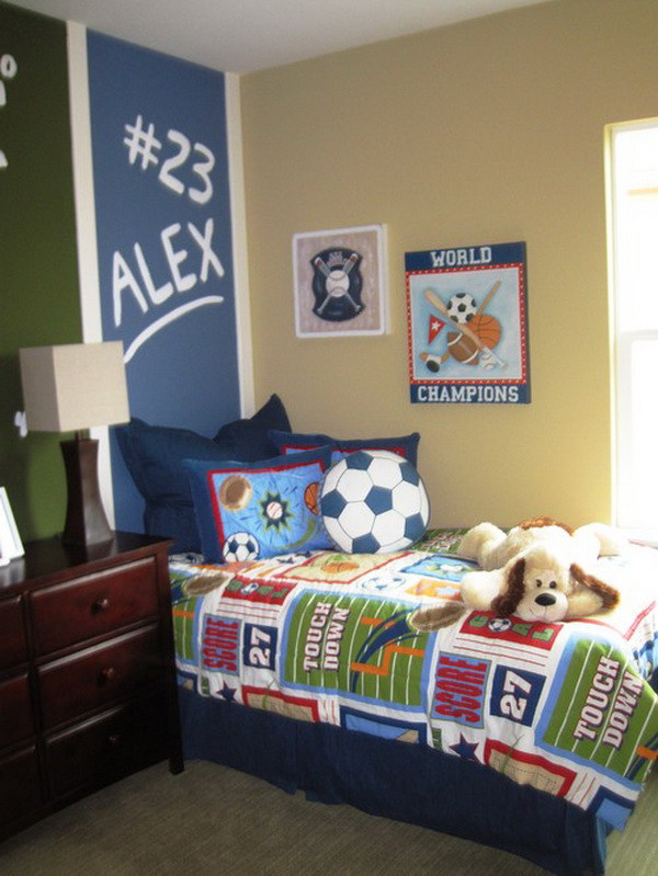Kids Sports Room Decor
 30 Cool Boys Bedroom Ideas of Design Hative
