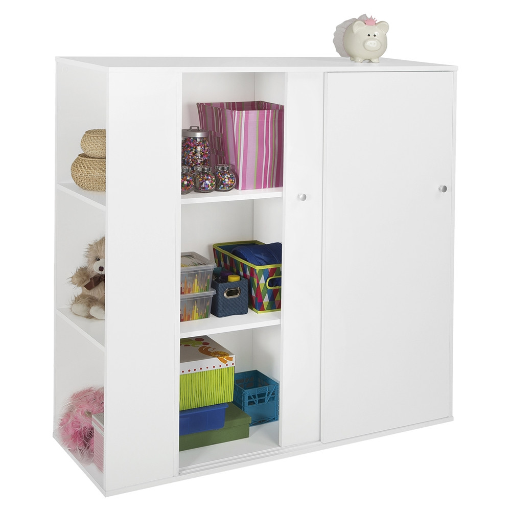 Kids Storage Cabinet
 Storit Kids Storage Cabinet 2 Sliding Doors Pure White