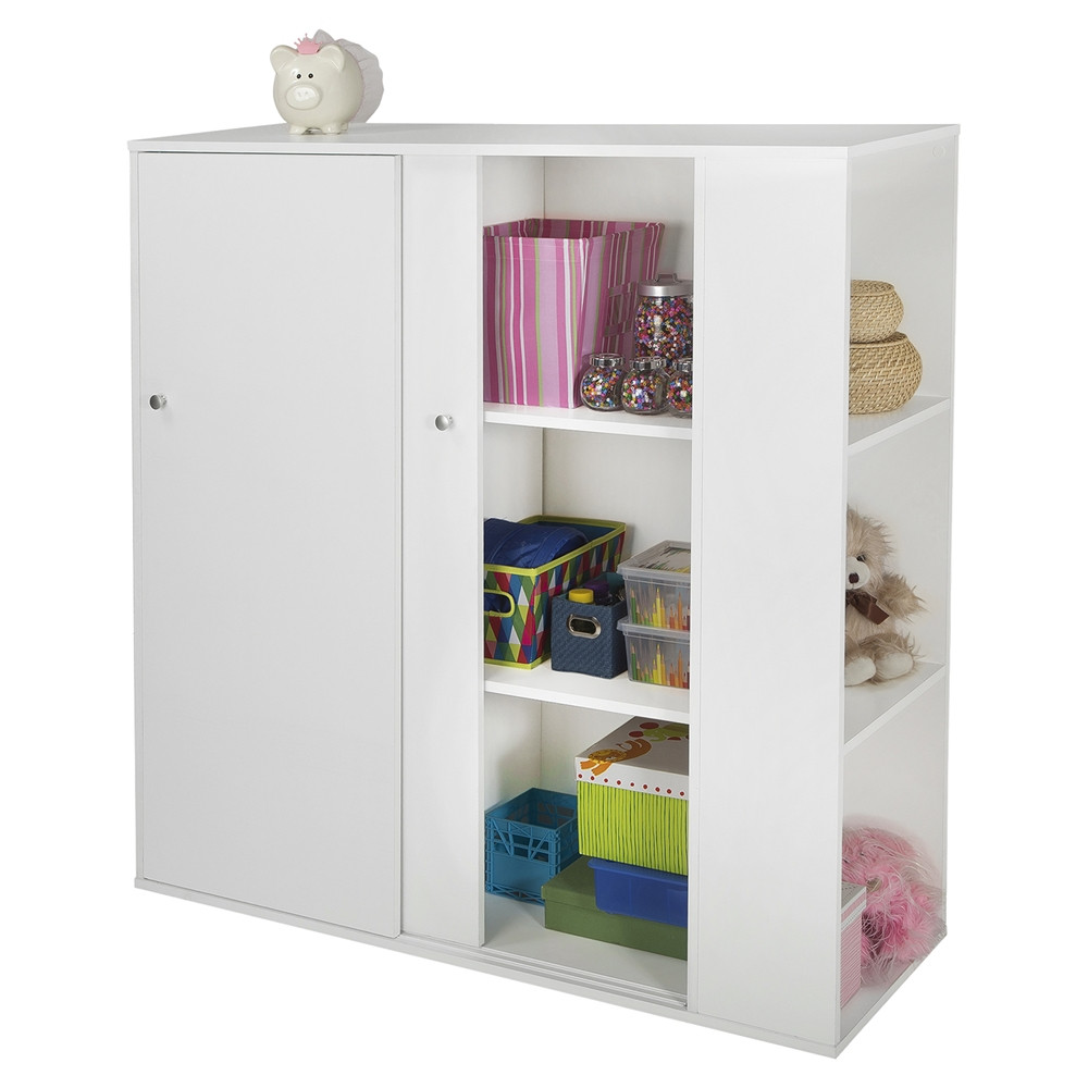 Kids Storage Cabinet
 Storit Kids Storage Cabinet 2 Sliding Doors Pure White