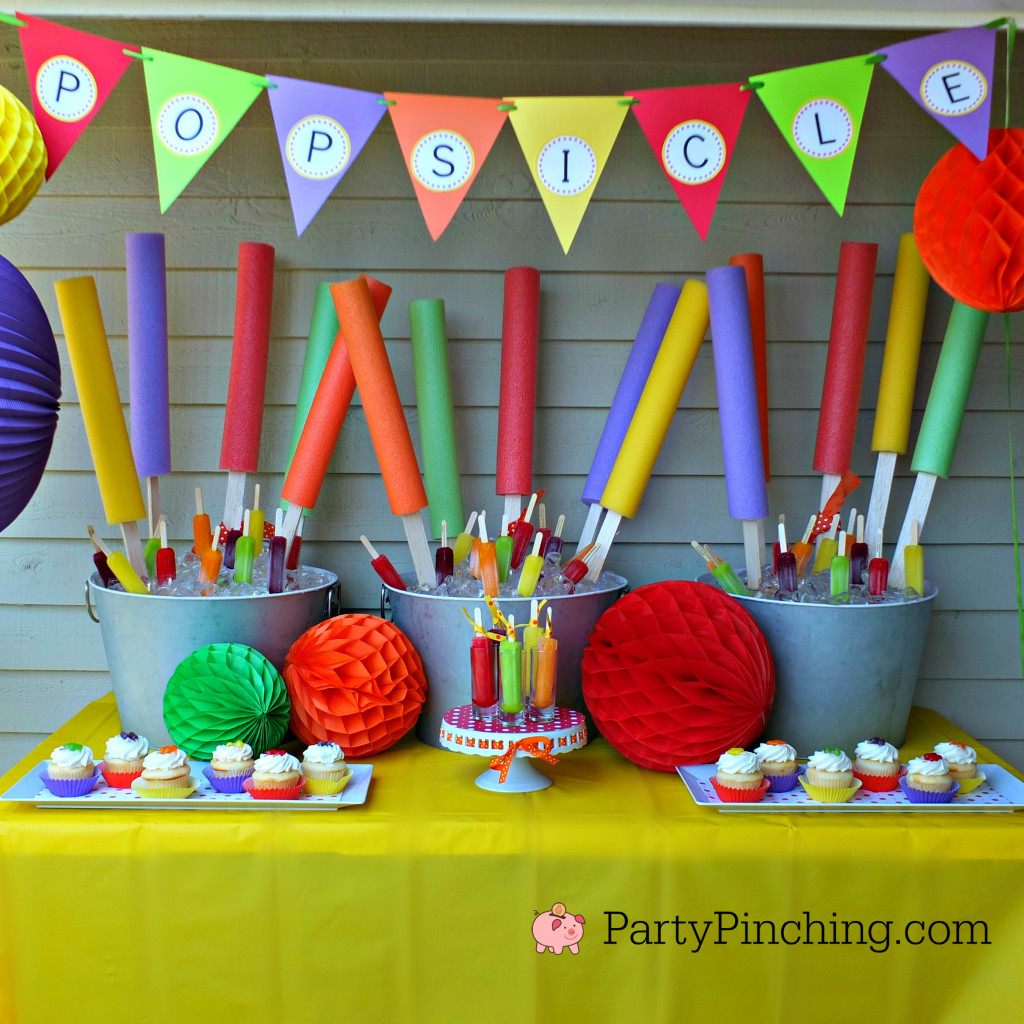 Kids Summer Party Food Ideas
 Popsicle Party summer party ideas popsicle cupcakes easy