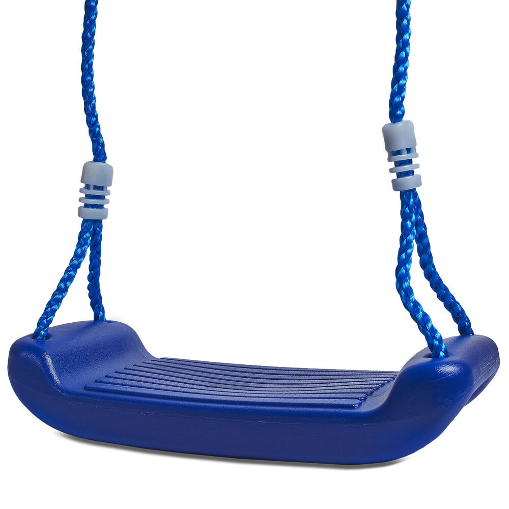 Kids Swing Seat
 KIDS CHILDRENS BLUE PLASTIC SWING SEAT ROPE GARDEN OUTDOOR