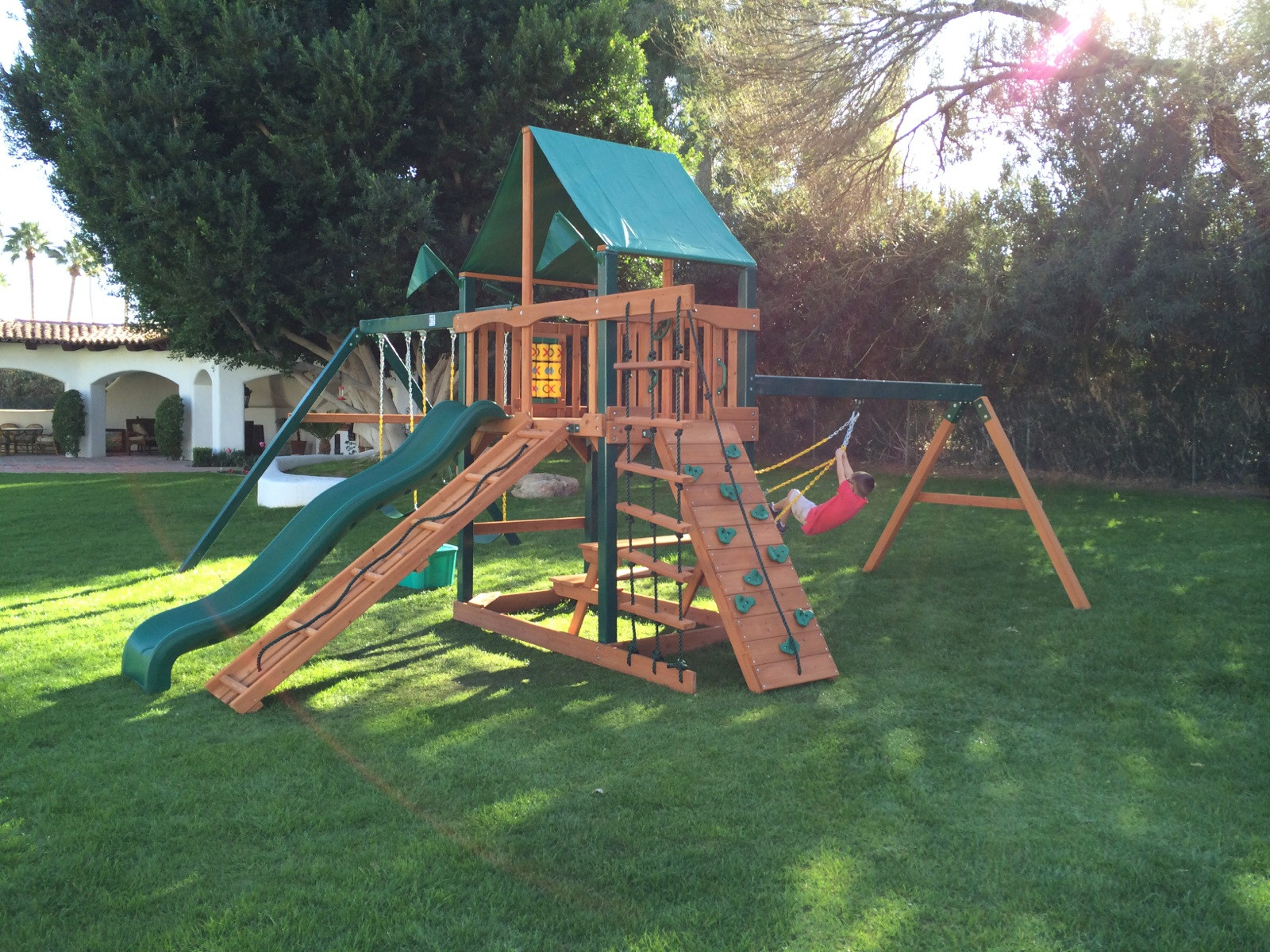 Kids Swing Sets For Sale
 Ideas Happy Kidsplay With Wooden Swing Sets Clearance