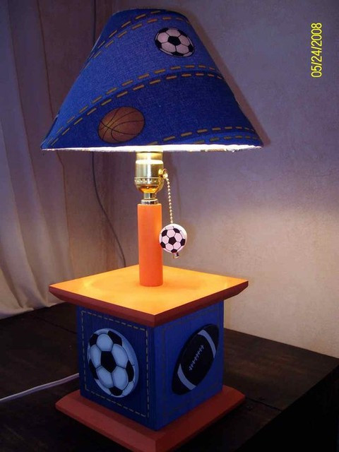 Kids Table Lamp
 Sports Table Lamps for Kids Room Kids Lamps by Under Ten