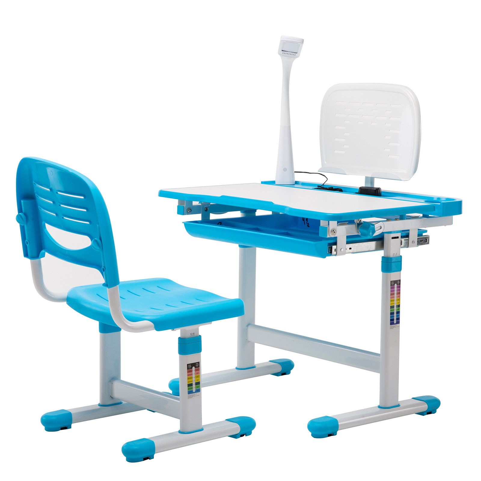 Kids Table Lamp
 Blue Adjustable Children s Study Desk Chair Set Child Kids