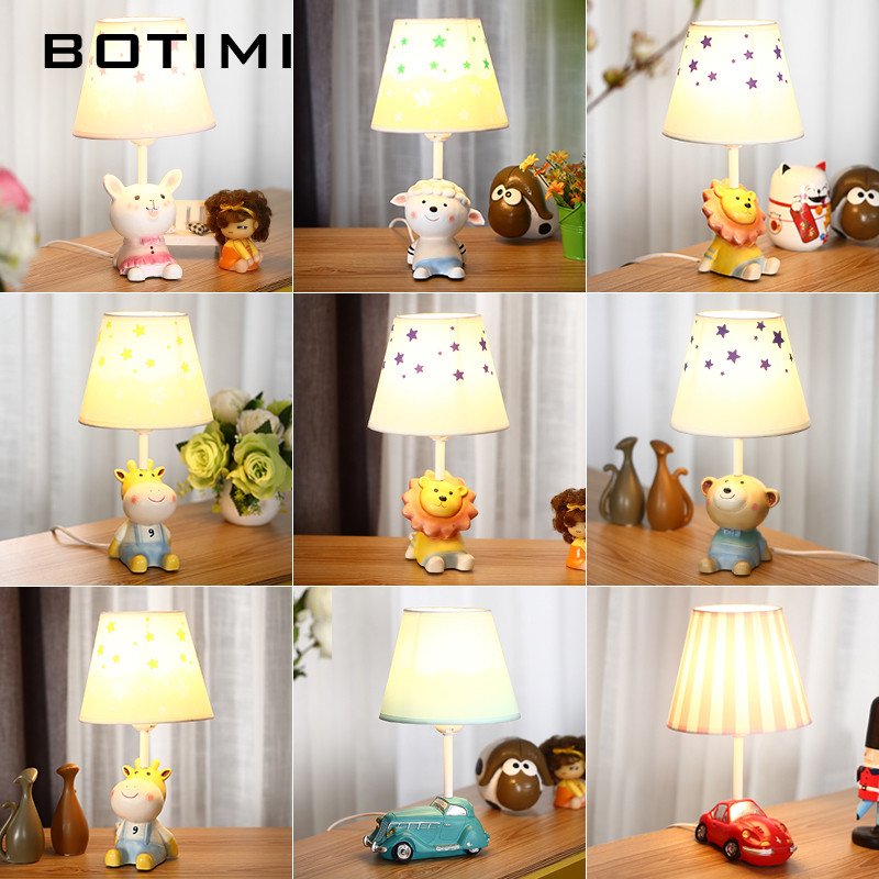 Kids Table Lamp
 BOTIMI Cartoon LED Table lamp For Bedroom Boys Bedside