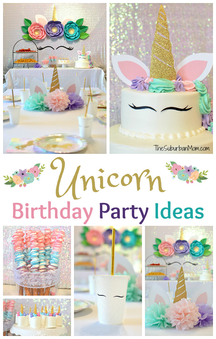 Kids Unicorn Party Food Ideas
 Unicorn Birthday Party Ideas Food Decorations