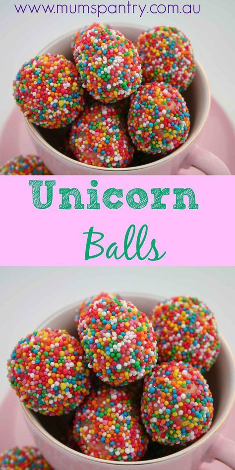 Kids Unicorn Party Food Ideas
 Unicorn Rainbow Balls Mum s Pantry