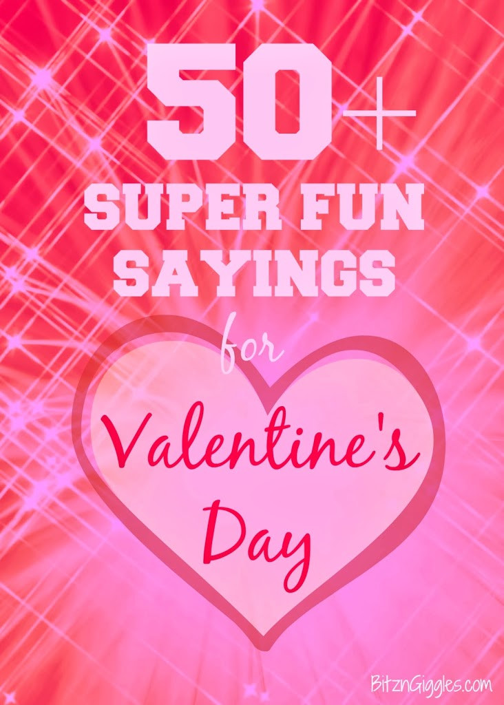 Kids Valentines Quotes
 50 Super Fun Sayings for Valentine s Day