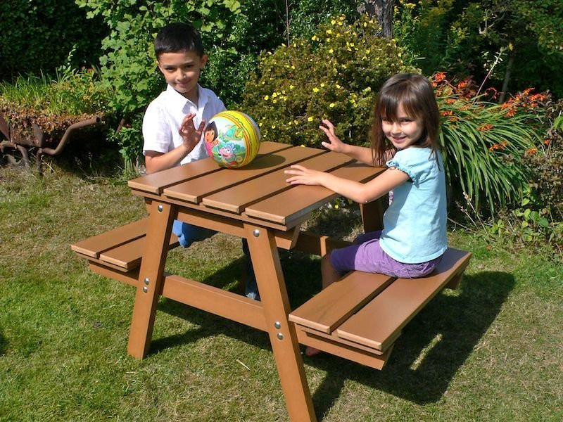 Kids Wooden Picnic Table
 Kids Childrens Picnic Table