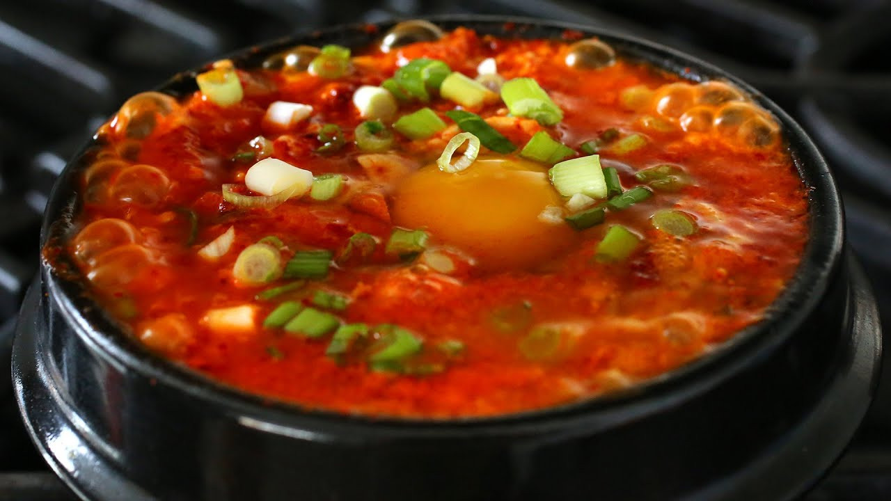 Kimchi Tofu Stew
 Kimchi soft tofu stew kimchi sundubu jjigae 김치순두부찌개