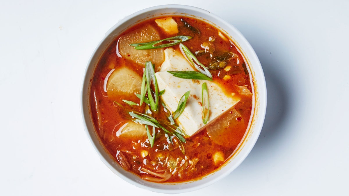 Kimchi Tofu Stew
 Tofu and Kimchi Stew Recipe