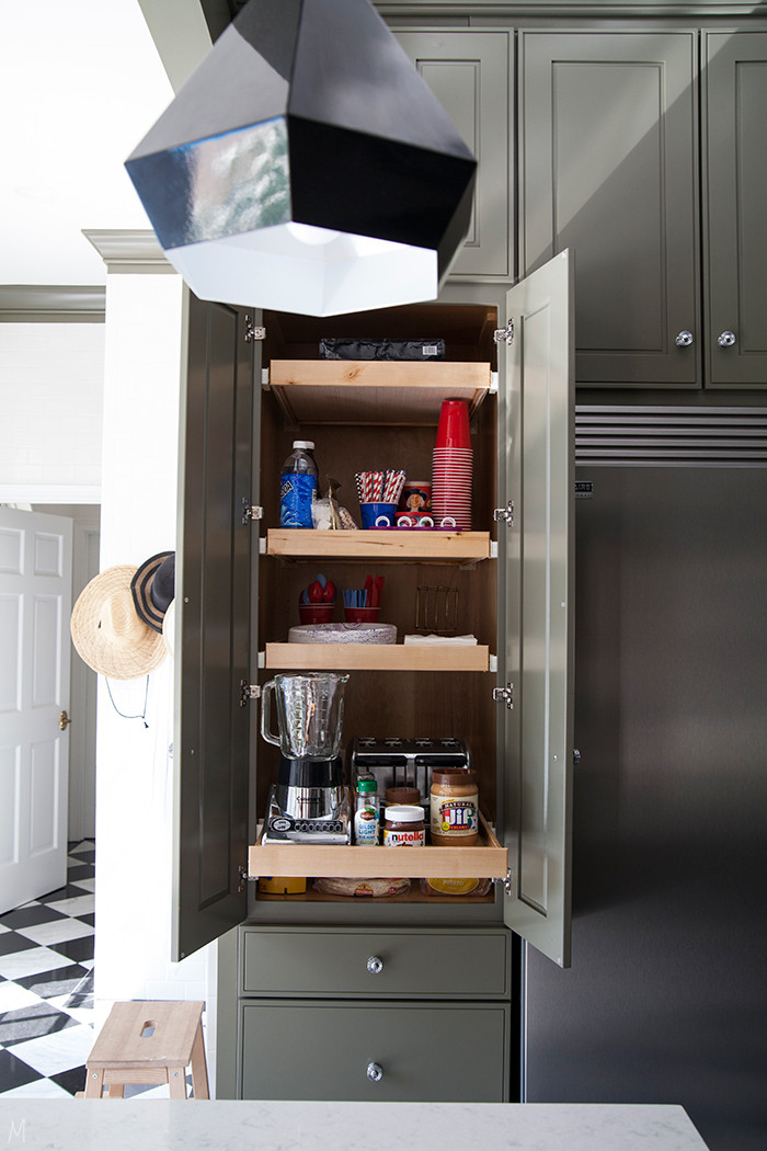 Kitchen Appliances Storage Cabinet
 How to Hide Small Kitchen Appliances The Makerista