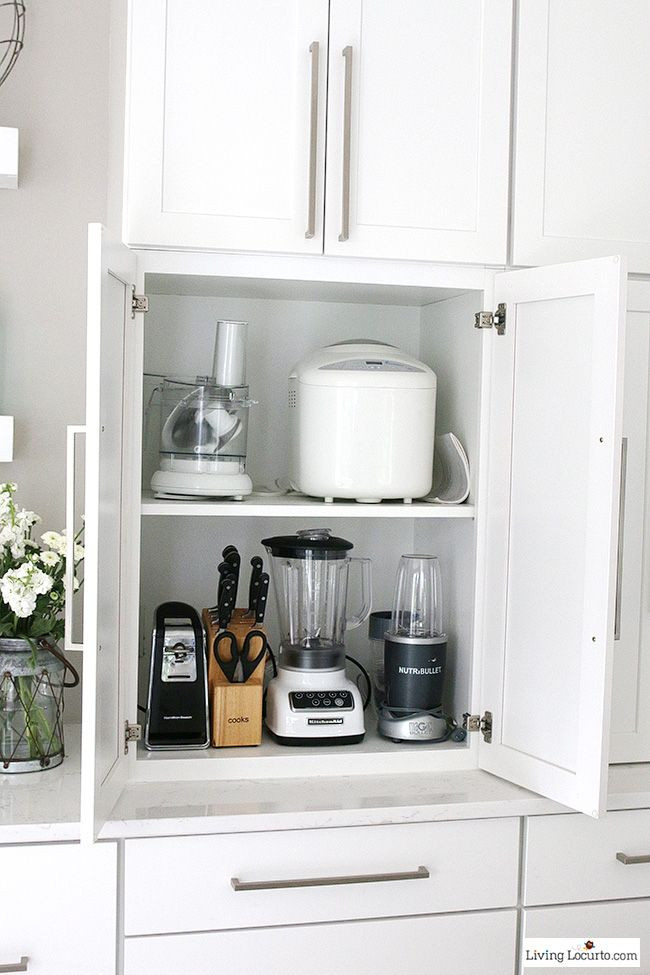 Kitchen Appliances Storage Cabinet
 The 25 best Kitchen appliance storage ideas on Pinterest