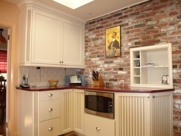 Kitchen Backsplash Brick
 Kitchen Brick Backsplashes For Warm And Inviting Cooking