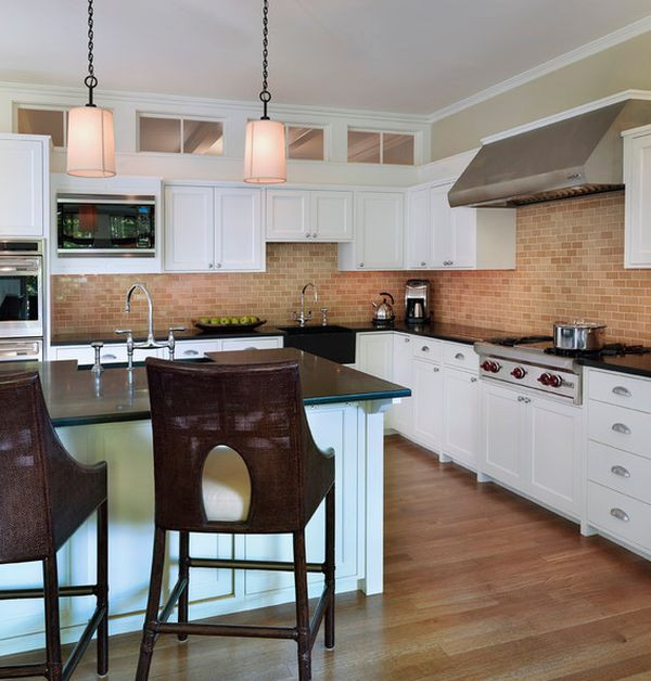 Kitchen Backsplash Brick
 Kitchen Brick Backsplashes For Warm And Inviting Cooking