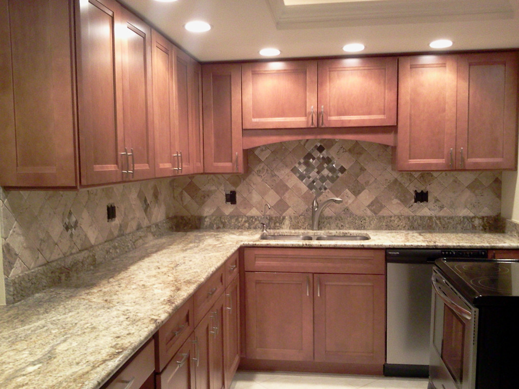 Kitchen Backsplash Stone Tile
 Kitchen Create Any Type Look For Your Kitchen With
