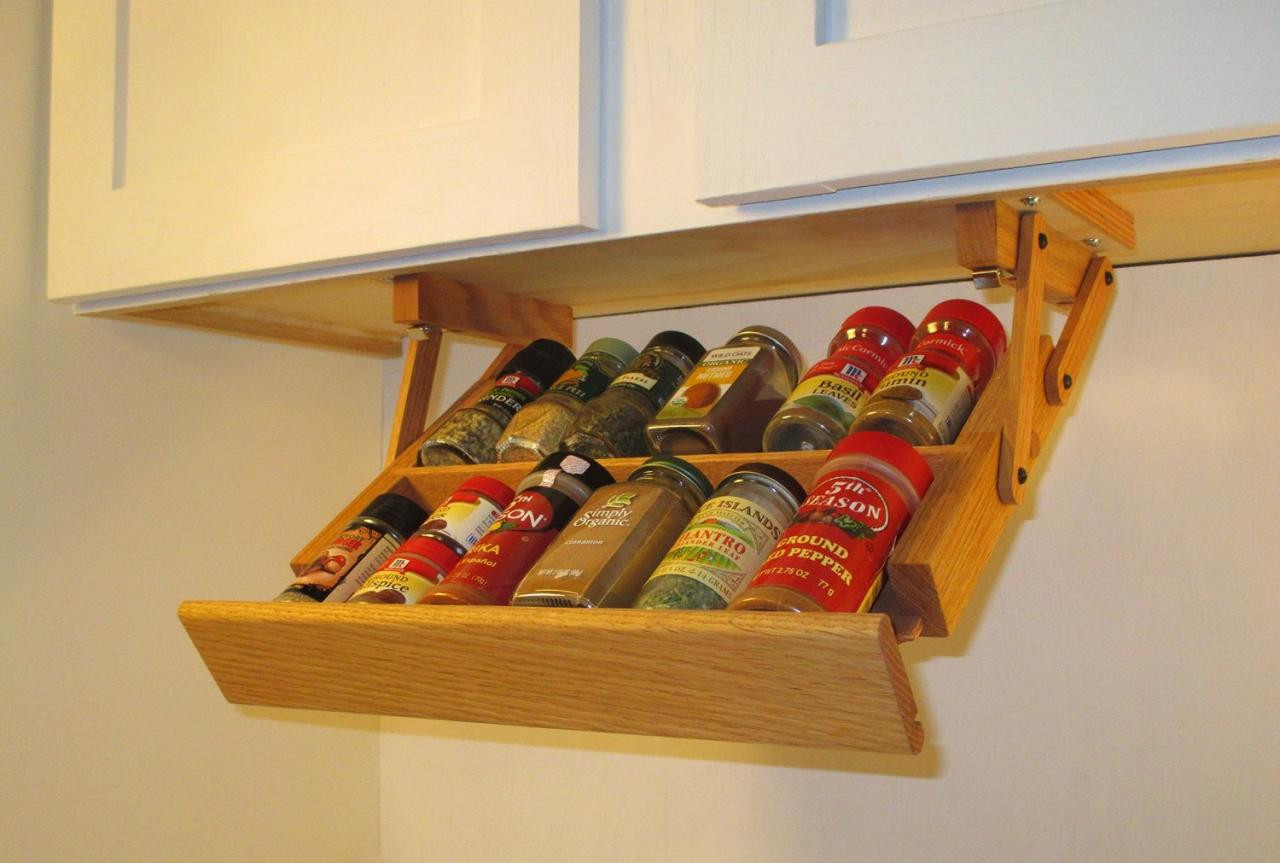 Kitchen Cabinet Organizer Rack
 Ultimate Kitchen Storage Under Cabinet Mini Spice Rack