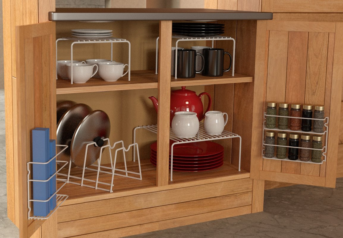 Kitchen Cabinet Organizer Rack
 Cabinet storage organizers for kitchen