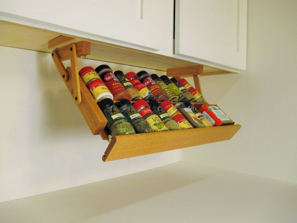 Kitchen Cabinet Organizer Rack
 Under Cabinet Spice Rack by Ultimate Kitchen Storage