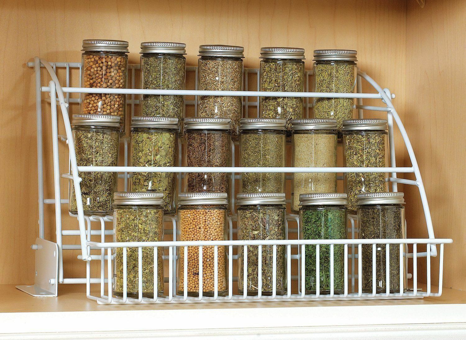 Kitchen Cabinet Organizer Rack
 Rubbermaid Pull Down Spice Rack Organizer Shelf Cabinet