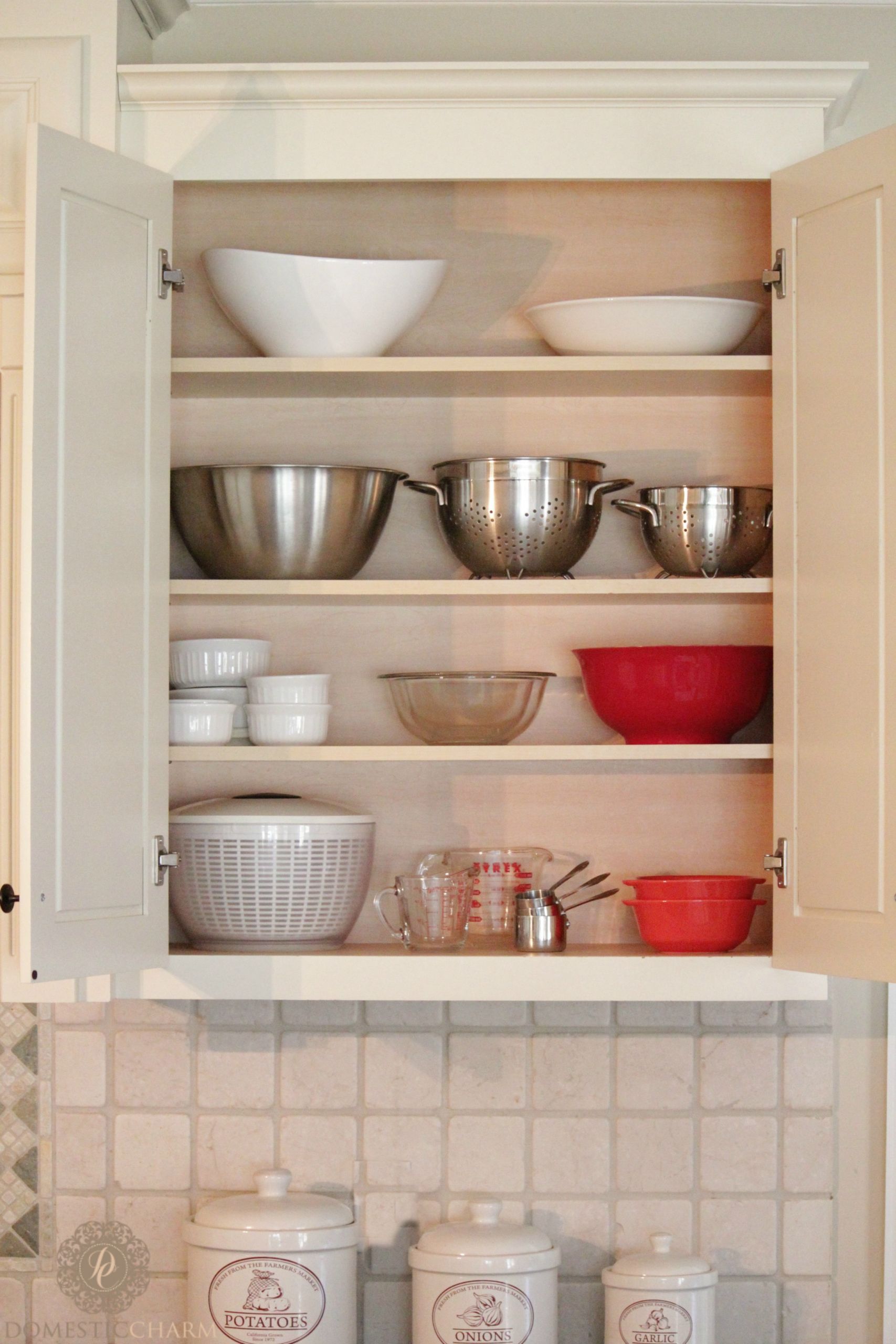 Kitchen Cabinet Organizing
 Organizing Your Kitchen Cabinets Domestic Charm