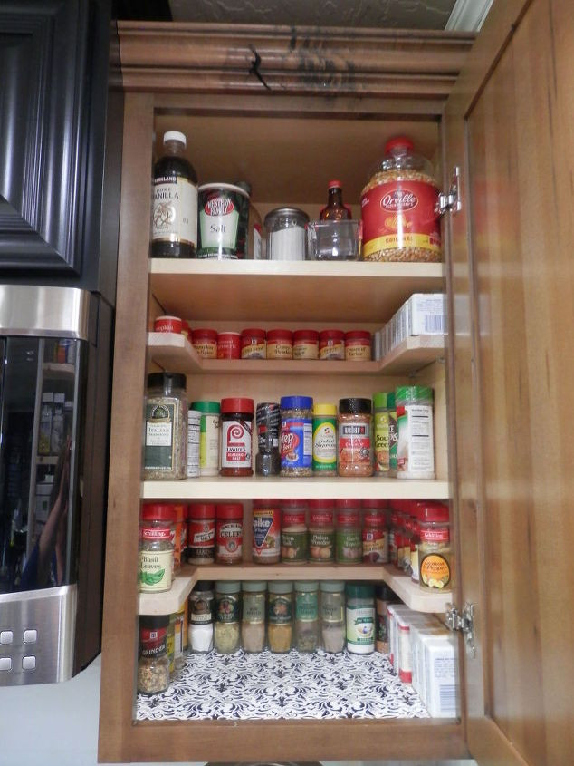 Kitchen Cabinet Shelves Organizer
 DIY Spicy Shelf organizer