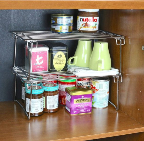 Kitchen Cabinet Shelves Organizer
 EASY Bud Friendly Ways to Organize your Kitchen Quick