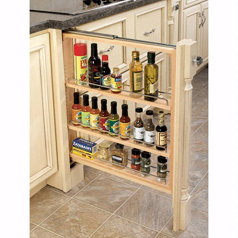Kitchen Cabinet Shelves Organizer
 Rev A Shelf Filler Pullout Organizer w Adjustable Shelves