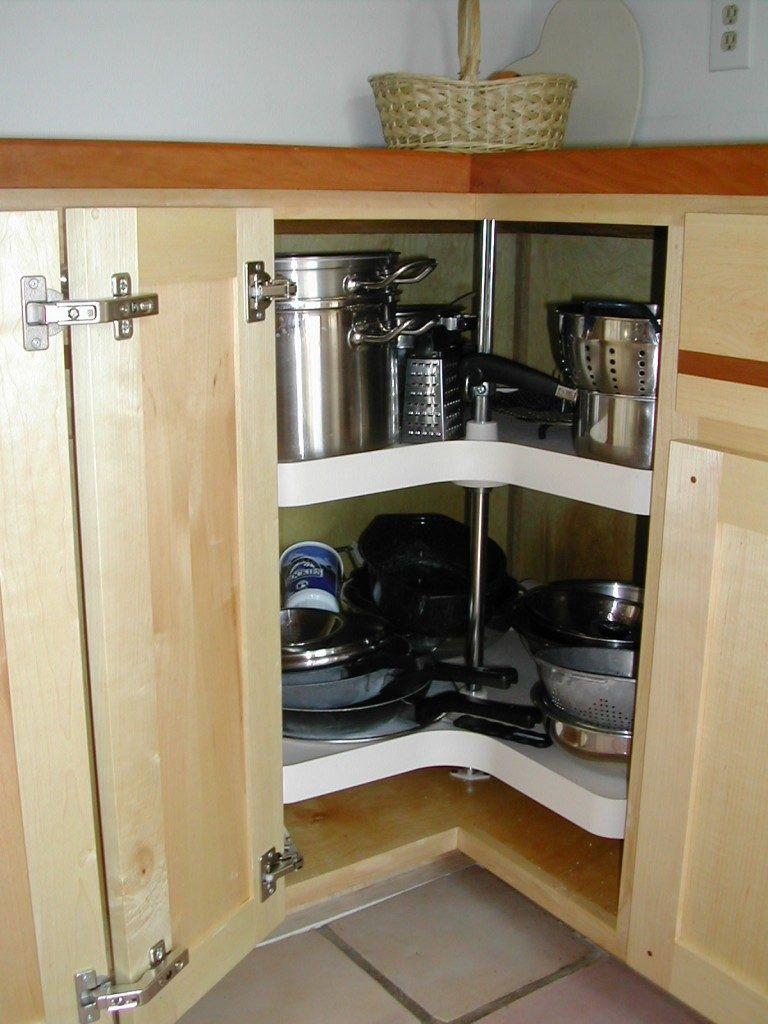 Kitchen Cabinet Shelves Organizer
 Corner Kitchen Cabinet Squeeze More Spaces Home Design