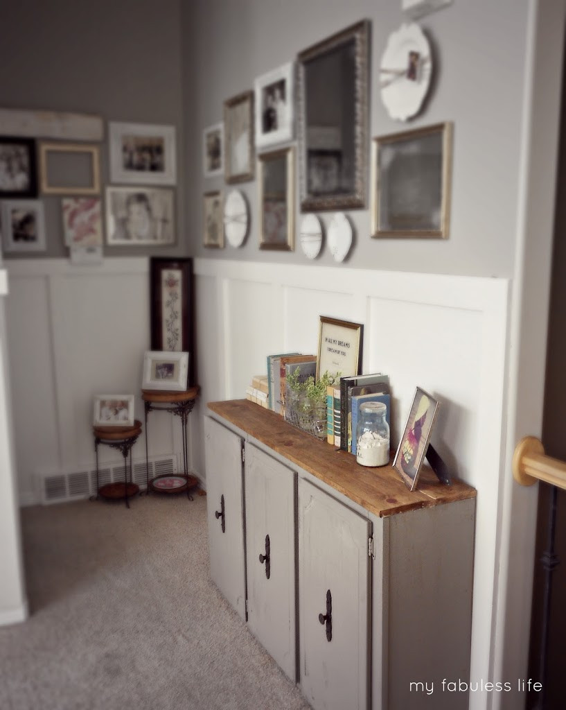 Kitchen Cabinet Table
 Old Kitchen Cabinet Turned Console Table