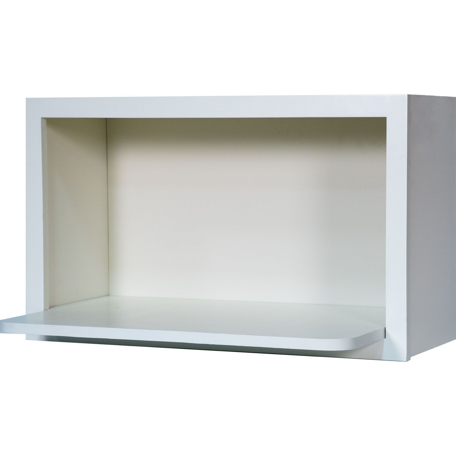 Kitchen Cabinet With Microwave Shelf
 30 Inch Microwave Shelf Wall Cabinet in Shaker White 30