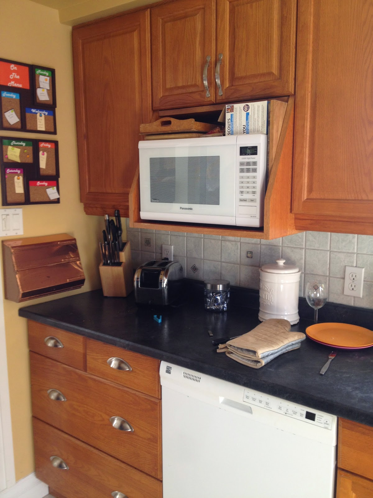 Kitchen Cabinet With Microwave Shelf
 Hack Your Kitchen for an Over the Range Microwave Kitchen
