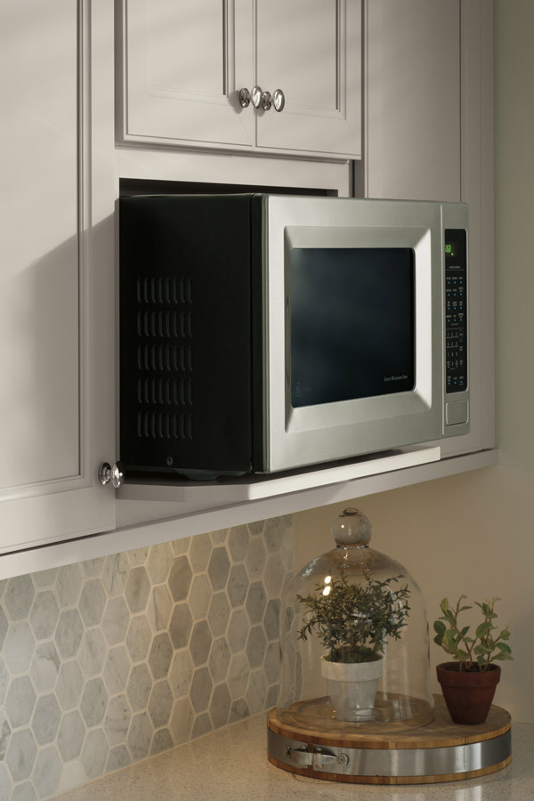 Kitchen Cabinet With Microwave Shelf
 Wall Microwave Open Shelf Cabinet Aristokraft