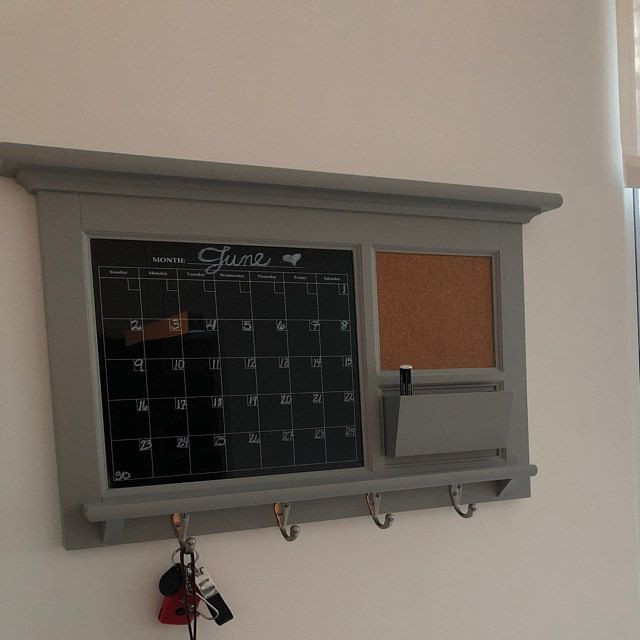 Kitchen Calendar Wall Organizer
 Kitchen Mail Family Organizer Monthly Dry Erase Calendar