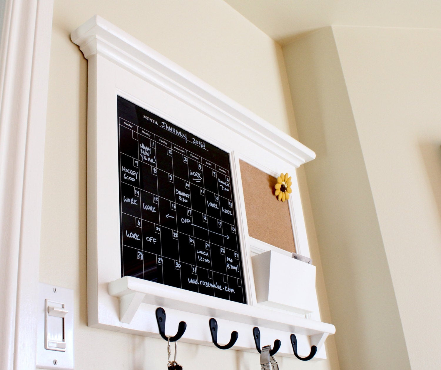 30 Cute Kitchen Calendar Wall organizer Home, Family, Style and Art Ideas